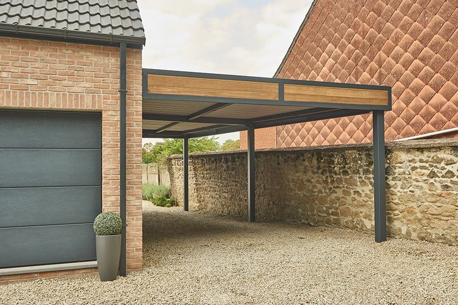 Carport bois et alu - MB Direct