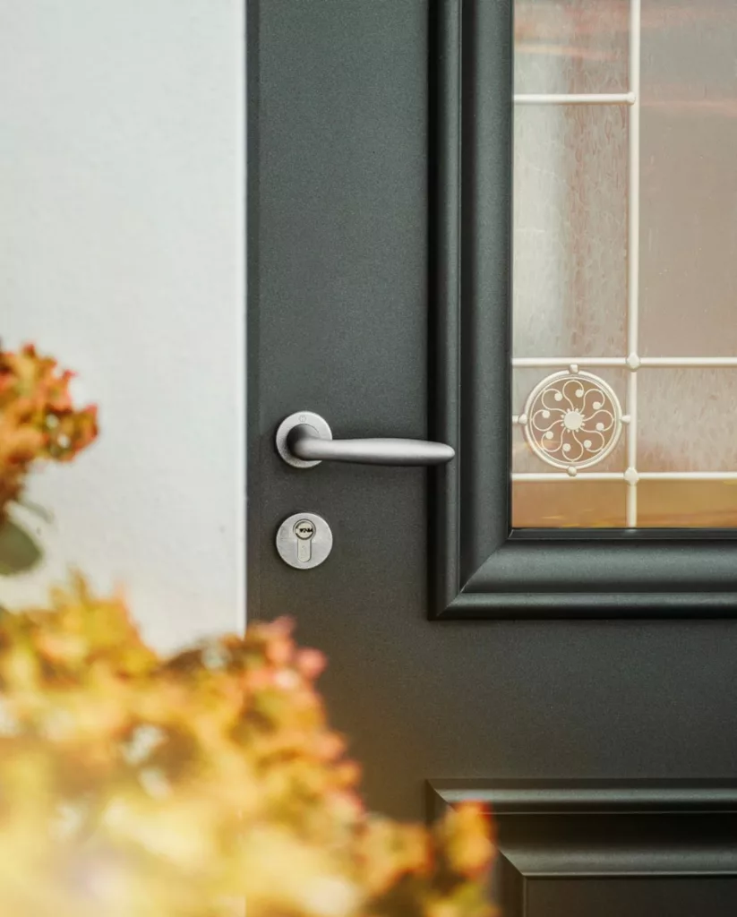 MB DIRECT KOMILFO DIJON PORTE ENTREE BELM VITRAIL FINS DETAILS MODELE AKIMEL