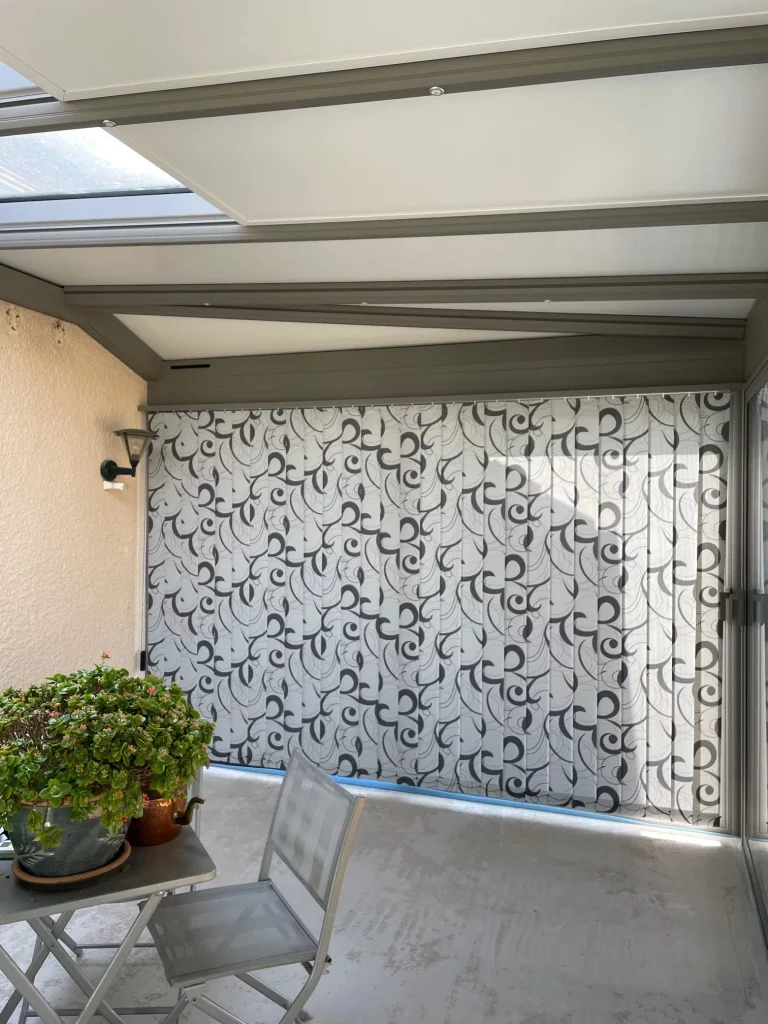 Store californien Reflexesol blanc - MB Direct Concept Alu
