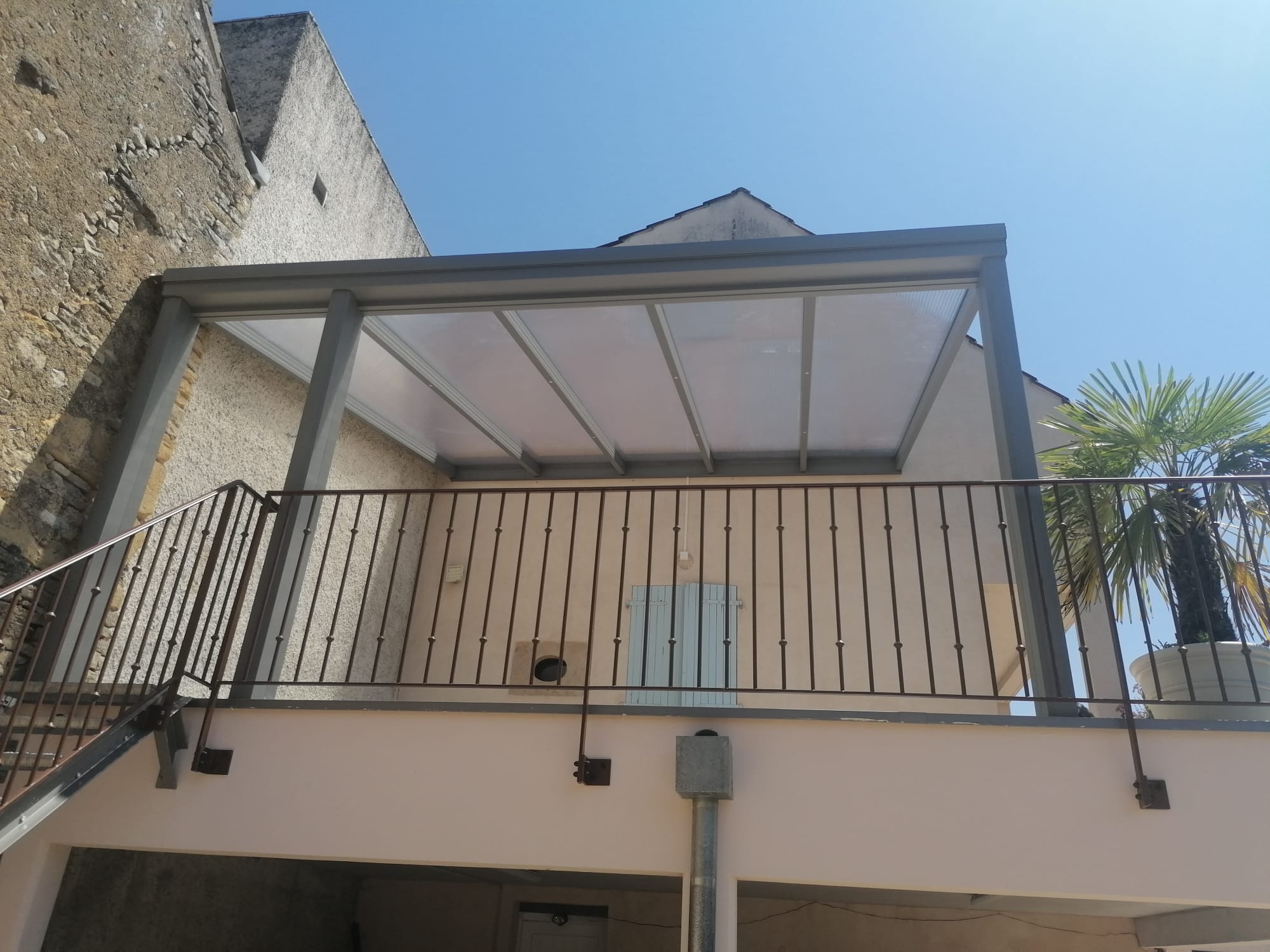 Pergola adossée Pallazzo - MB Direct Komilfo