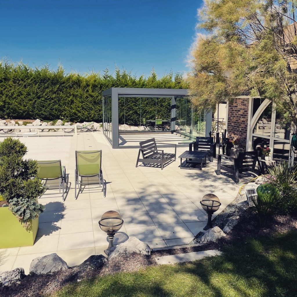 Pergola adossée Pallazzo - MB Direct Komilfo