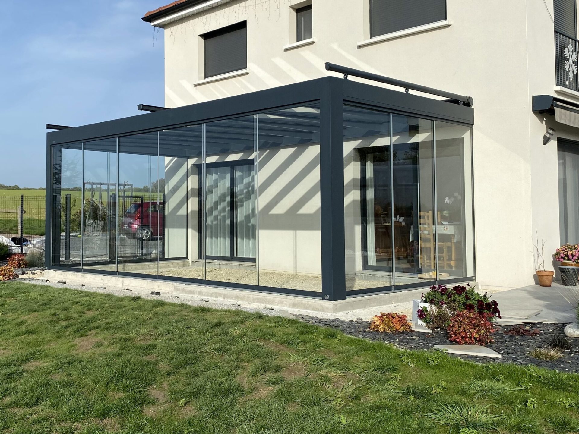 Pergola vitrée
