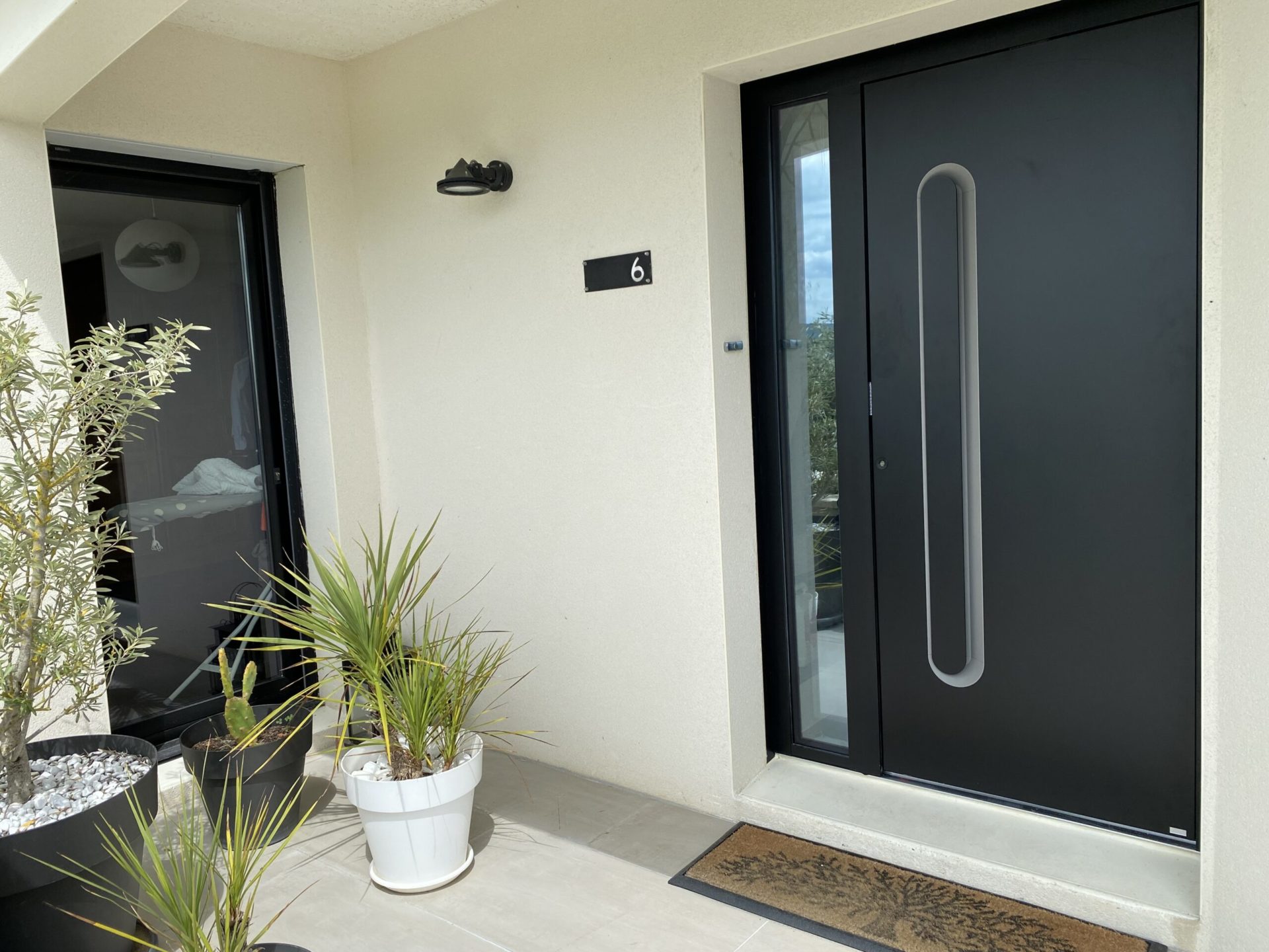 Porte d'entrée en aluminium Bel'M - modèle Céleste - MB Direct Komilfo