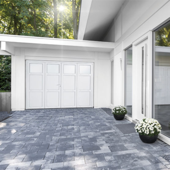 PORTE DE GARAGE BATTANTE RUPTURE POINT THERMIQUE THIEBAUT KOMILFO MB DIRECT