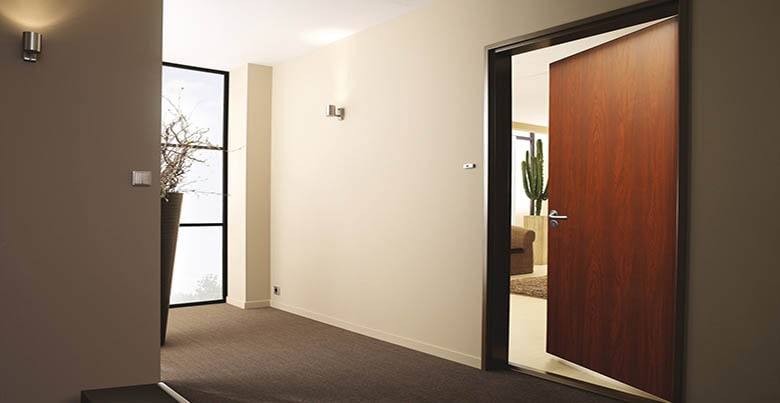 PORTE PALIERE BOIS EXOTIQUE HUET KOMILFO MB DIRECT
