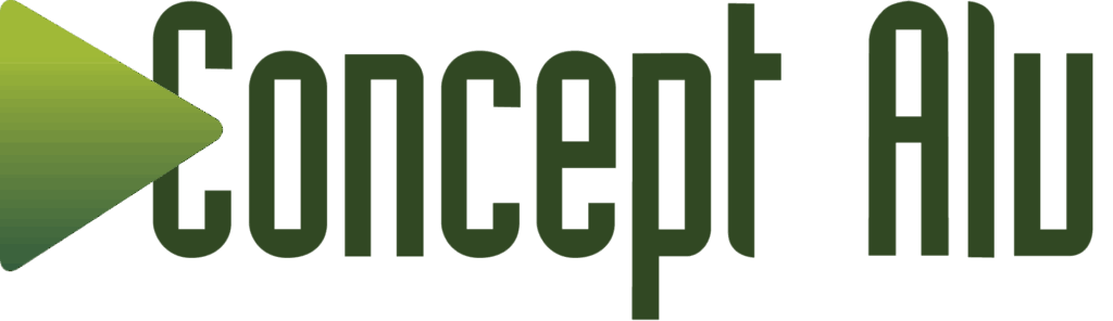 Logo Concept Alu vert