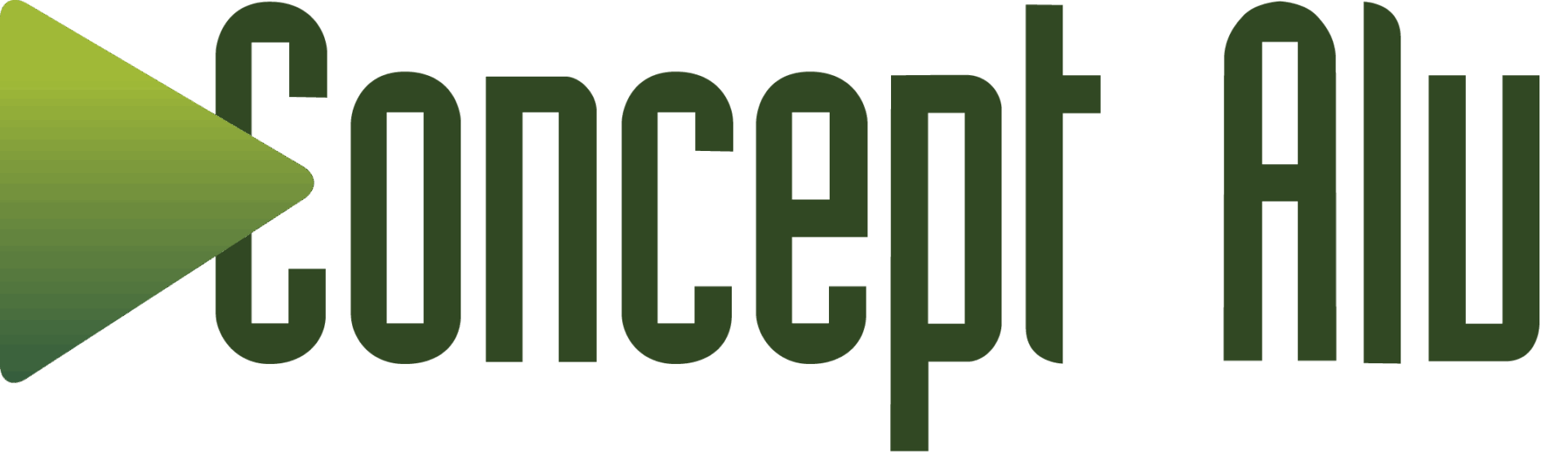 Logo Concept Alu vert