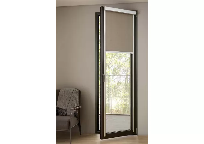 store intérieur posé sur porte fenêtre ans perçage
