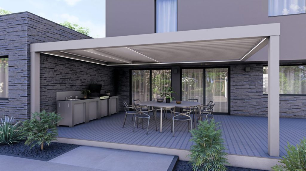 Pergola mixte-MB Direct Concept Alu