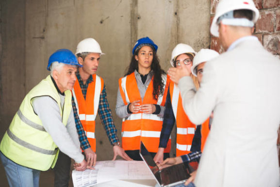 réunion de chantier avant travaux