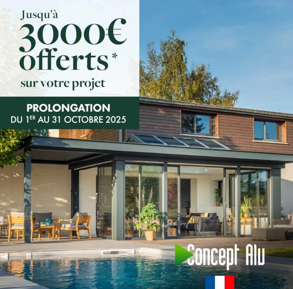 offre promotionnelle concept alu octobre 2025