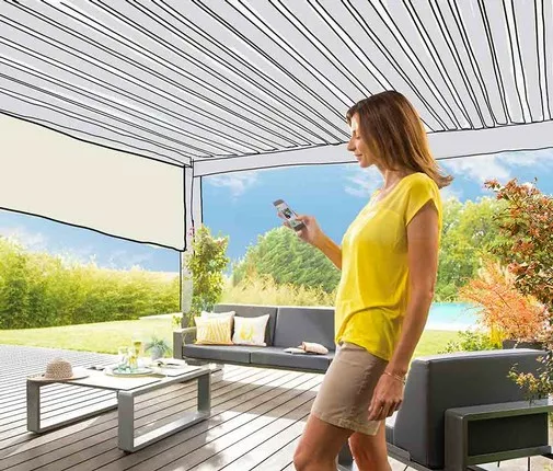 domotique pergola somfy