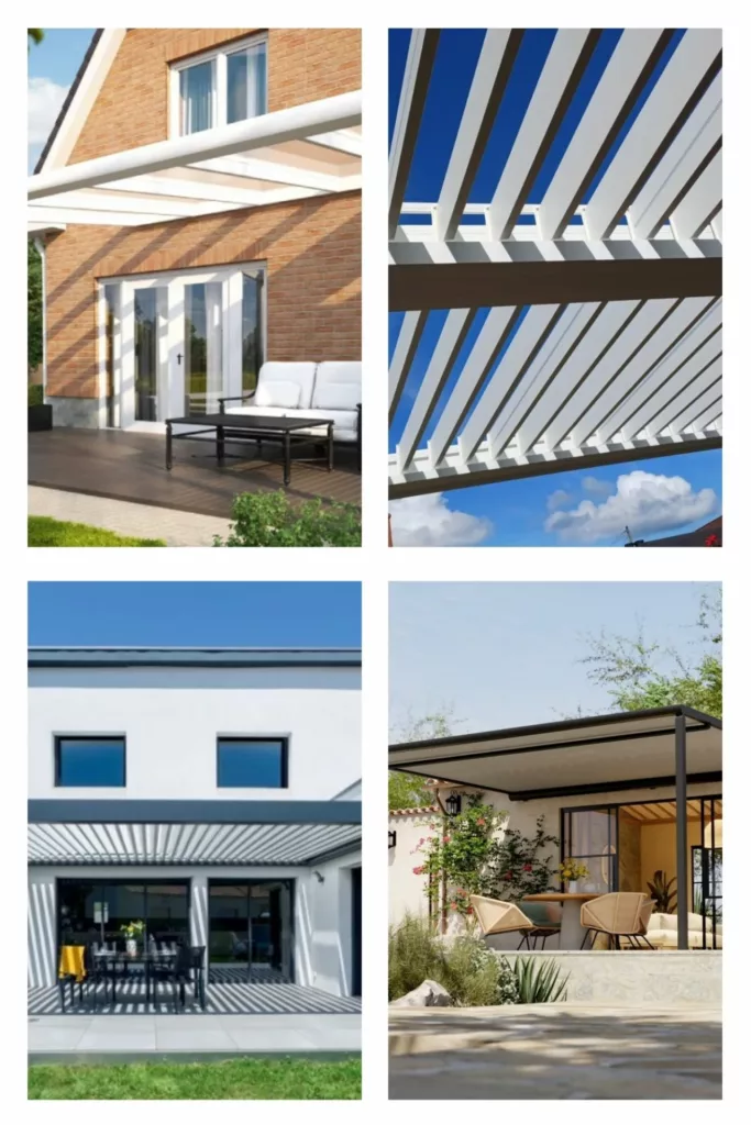 pele mele pergolas aluminium